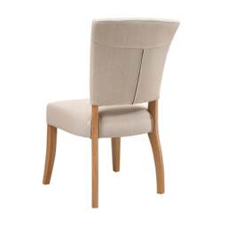 Bluebell Upholstered Dining Chair - Stone - The Cotswold Company - thumbnail 3