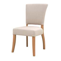 Bluebell Upholstered Dining Chair - Stone - The Cotswold Company - thumbnail 4