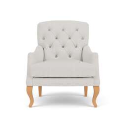Armchair - Grey - Broadway Stripe - Olivia - The Cotswold Company - thumbnail 2
