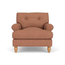 Armchair - Brick - Herringbone Weave - Talbot - The Cotswold Company - thumbnail 2