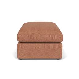 Foot Stool - Brick - Herringbone Weave - Clarke Large - The Cotswold Company - thumbnail 3