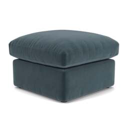 Foot Stool - Night Sky - Matt Velvet - Clarke Small - The Cotswold Company - thumbnail 1