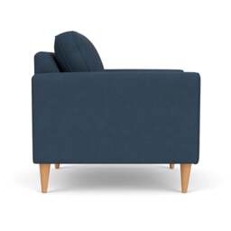 Armchair - Indigo - House Linen Mix - Saxon - The Cotswold Company - thumbnail 3