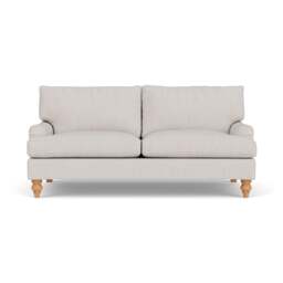 3 Seater Sofa - Soft White - Luxury Italian Linen - Morris - The Cotswold Company - thumbnail 2