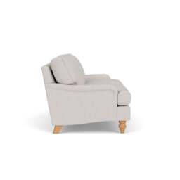 3 Seater Sofa - Soft White - Luxury Italian Linen - Morris - The Cotswold Company - thumbnail 3