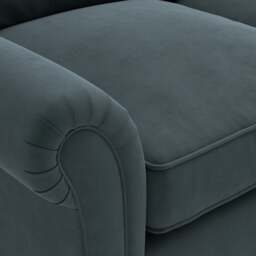 Armchair - Lake - Matt Velvet - Osbourne - The Cotswold Company - thumbnail 5
