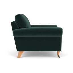 Armchair - Lake - Matt Velvet - Osbourne - The Cotswold Company - thumbnail 3