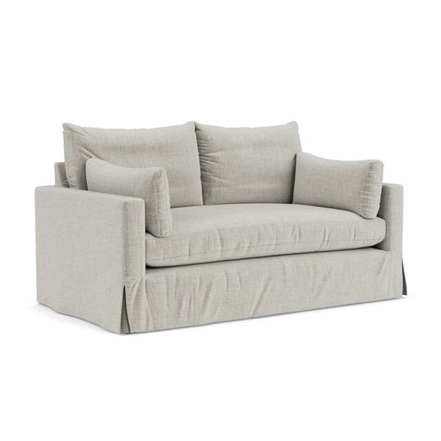 Large 2 Seater Sofa - Grey Mist - Eco Chenille - Ashton - The Cotswold Company - image 1