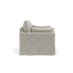 Large 2 Seater Sofa - Grey Mist - Eco Chenille - Ashton - The Cotswold Company - thumbnail 3