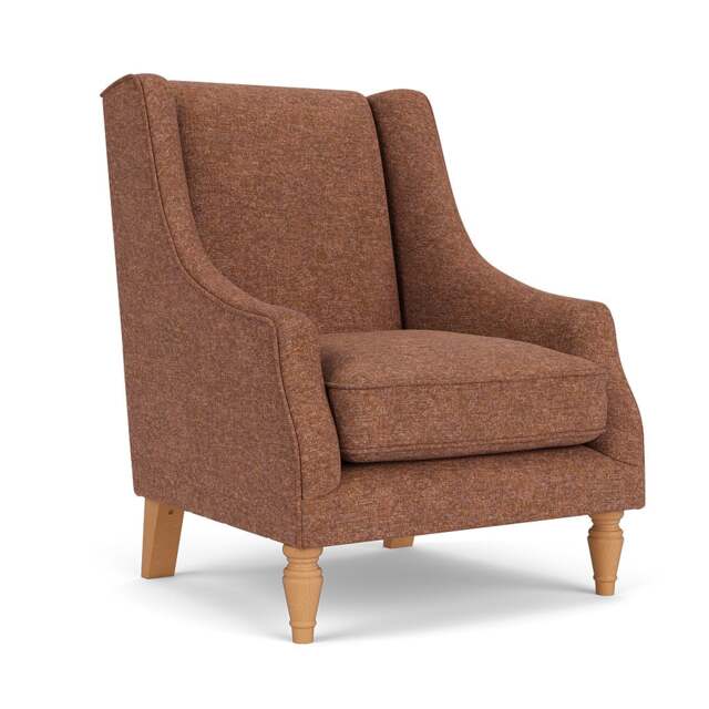 Armchair - Brick Marl - Aquaclean Oxford - Annie - The Cotswold Company - image 1