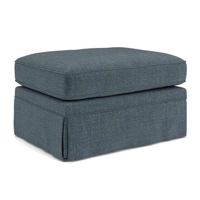 Foot Stool - Teal - Eco Chenille - Dawson Small - The Cotswold Company - image 1