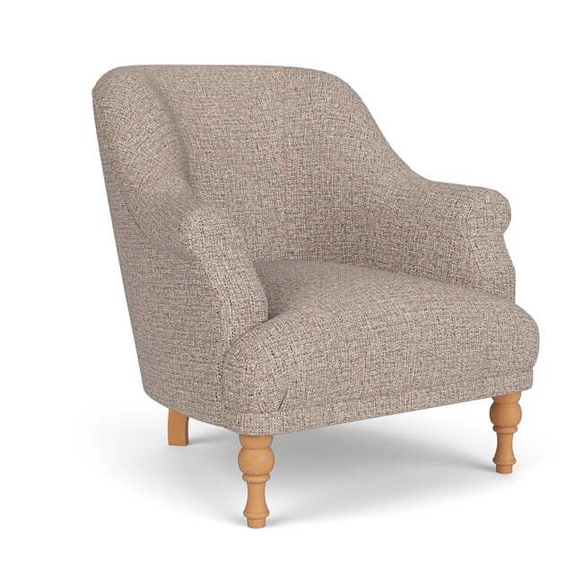 Armchair - Natural Mix - Textured Weave - Everett - The Cotswold Company - image 1