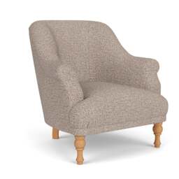 Armchair - Natural Mix - Textured Weave - Everett - The Cotswold Company