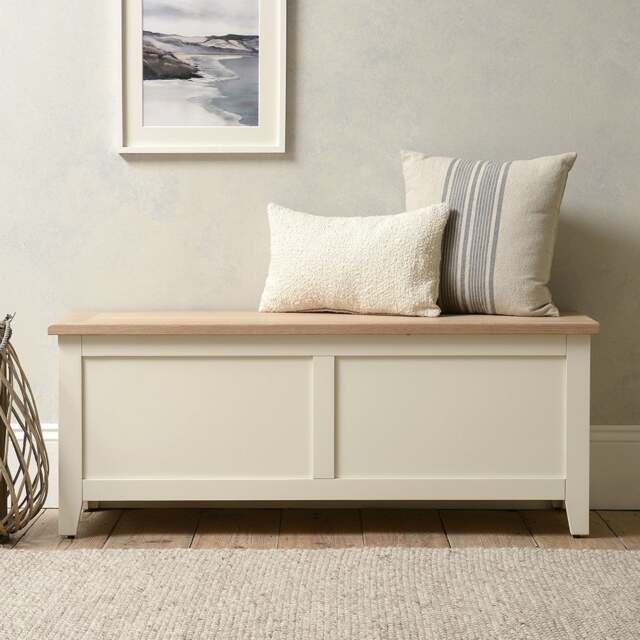 Wide Blanket Box - Chester Classic Cream - The Cotswold Company - image 1