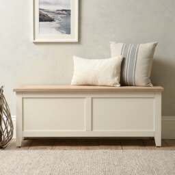 Wide Blanket Box - Chester Classic Cream - The Cotswold Company - thumbnail 1