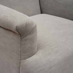 Armchair - Mid Grey - Cotton Linen Weave - Express Delivery Sofas - George  - The Cotswold Company - thumbnail 5