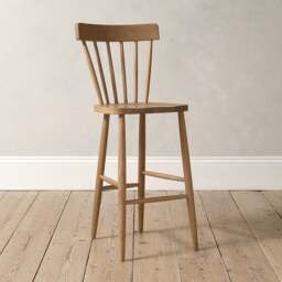 Elkstone Mellow Oak Spindleback Bar Stool - The Cotswold Company - thumbnail 4