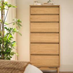 Winson Light Oak Tallboy - The Cotswold Company
