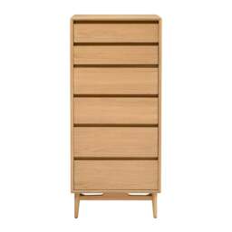 Winson Light Oak Tallboy - The Cotswold Company - thumbnail 3