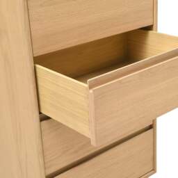 Winson Light Oak Tallboy - The Cotswold Company - thumbnail 6