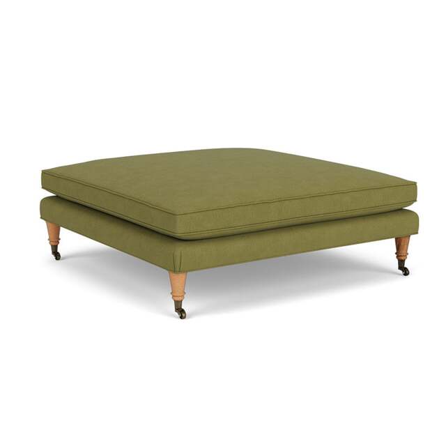 Foot Stool - Apple - House Linen Mix - Taylor Small - The Cotswold Company - image 1