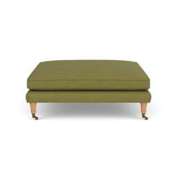 Foot Stool - Apple - House Linen Mix - Taylor Small - The Cotswold Company - thumbnail 3