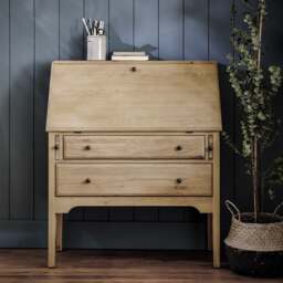 Elkstone Mellow Oak Bureau - The Cotswold Company - thumbnail 3