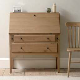 Elkstone Mellow Oak Bureau - The Cotswold Company
