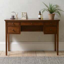 Winchcombe Dark Oak Dressing Table - The Cotswold Company - thumbnail 3