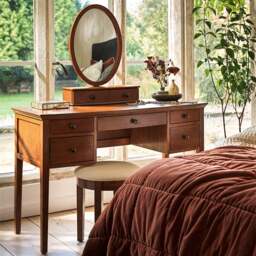 Winchcombe Dark Oak Dressing Table - The Cotswold Company - thumbnail 2