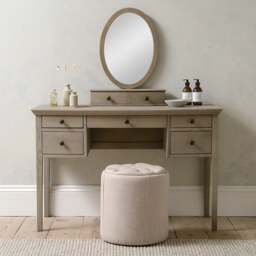Winchcombe Smoked Oak Dressing Table - The Cotswold Company