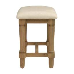 Dressing Table Stool - Elkstone Mellow Oak - The Cotswold Company - thumbnail 4