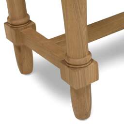 Dressing Table Stool - Elkstone Mellow Oak - The Cotswold Company - thumbnail 6