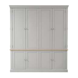 Hideaway Media Unit - Chester Dove Grey - The Cotswold Company - thumbnail 6
