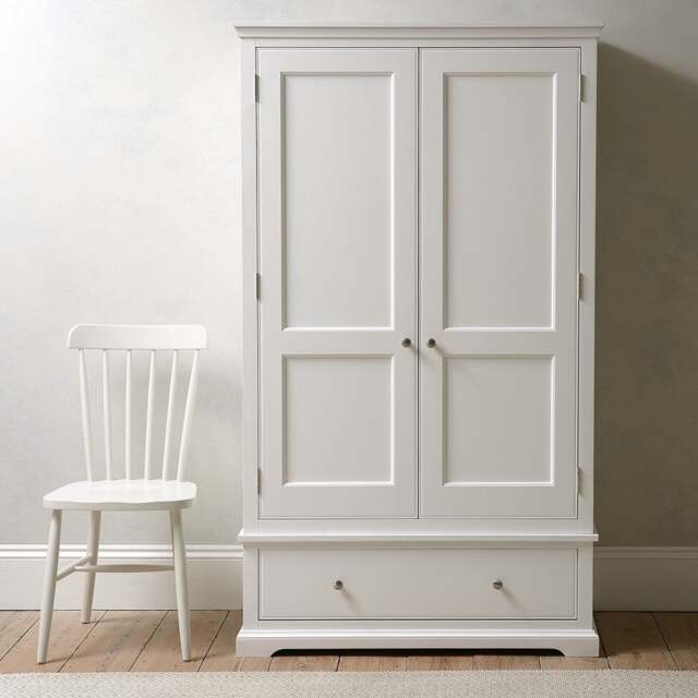 Fairford Soft White Double Wardrobe - The Cotswold Company - image 1