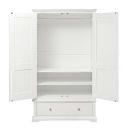 Fairford Soft White Double Wardrobe - The Cotswold Company - thumbnail 6