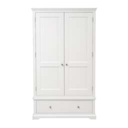 Fairford Soft White Double Wardrobe - The Cotswold Company - thumbnail 4