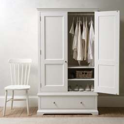 Fairford Soft White Double Wardrobe - The Cotswold Company - thumbnail 3