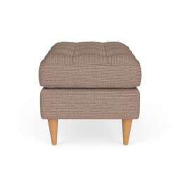 Foot Stool - Autumn Mix - Textured Weave - Saxon Small - The Cotswold Company - thumbnail 3