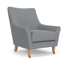 Armchair - Blue Marl - House Weave - Martha - The Cotswold Company - thumbnail 1
