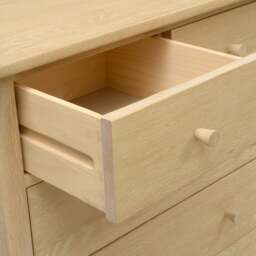 10 Drawer Chest of Drawers Berkeley Nordic Oak, Wire-Brushed Grain, Clear Wax Finish, Bedroom Storage - The Cotswold Company - thumbnail 5