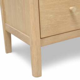 10 Drawer Chest of Drawers Berkeley Nordic Oak, Wire-Brushed Grain, Clear Wax Finish, Bedroom Storage - The Cotswold Company - thumbnail 7
