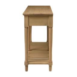 Elkstone Mellow Oak Extra Large Console Table - The Cotswold Company - thumbnail 5