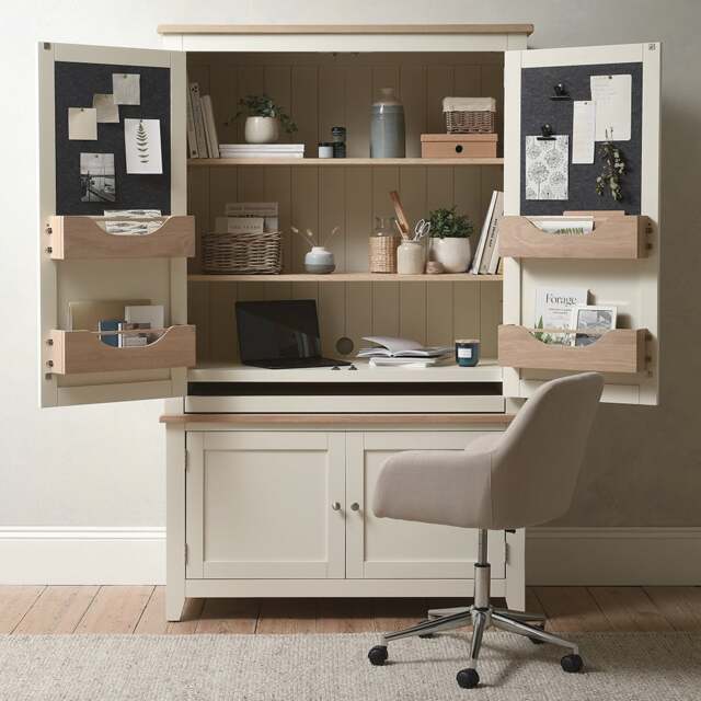 Hideaway Home Office - Chester Classic Cream - The Cotswold Company - image 1