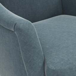 Armchair - Teal - Eco Chenille - Elsie - The Cotswold Company - thumbnail 4