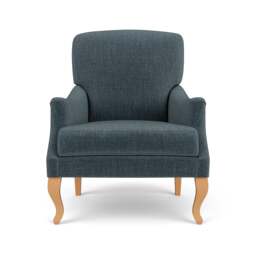 Armchair - Teal - Eco Chenille - Elsie - The Cotswold Company - thumbnail 2