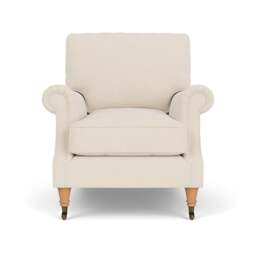 Armchair - Cream - House Weave - Taylor High Back - The Cotswold Company - thumbnail 2