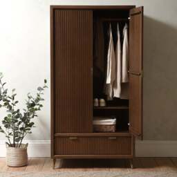 Double Wardrobe - Oakridge Toasted Oak - The Cotswold Company