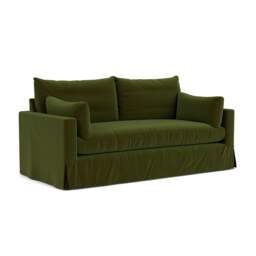 3 Seater Sofa - Forest Green - Matt Velvet - Ashton - The Cotswold Company