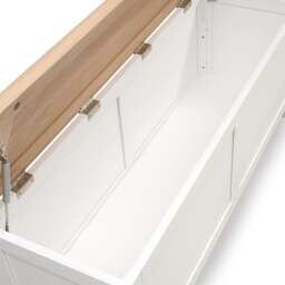 Wide Blanket Box - Chester Pure White - The Cotswold Company - thumbnail 7